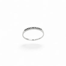 Load image into Gallery viewer, Studded Silver Ring | 925 Sterling Silver | Size 5-10
