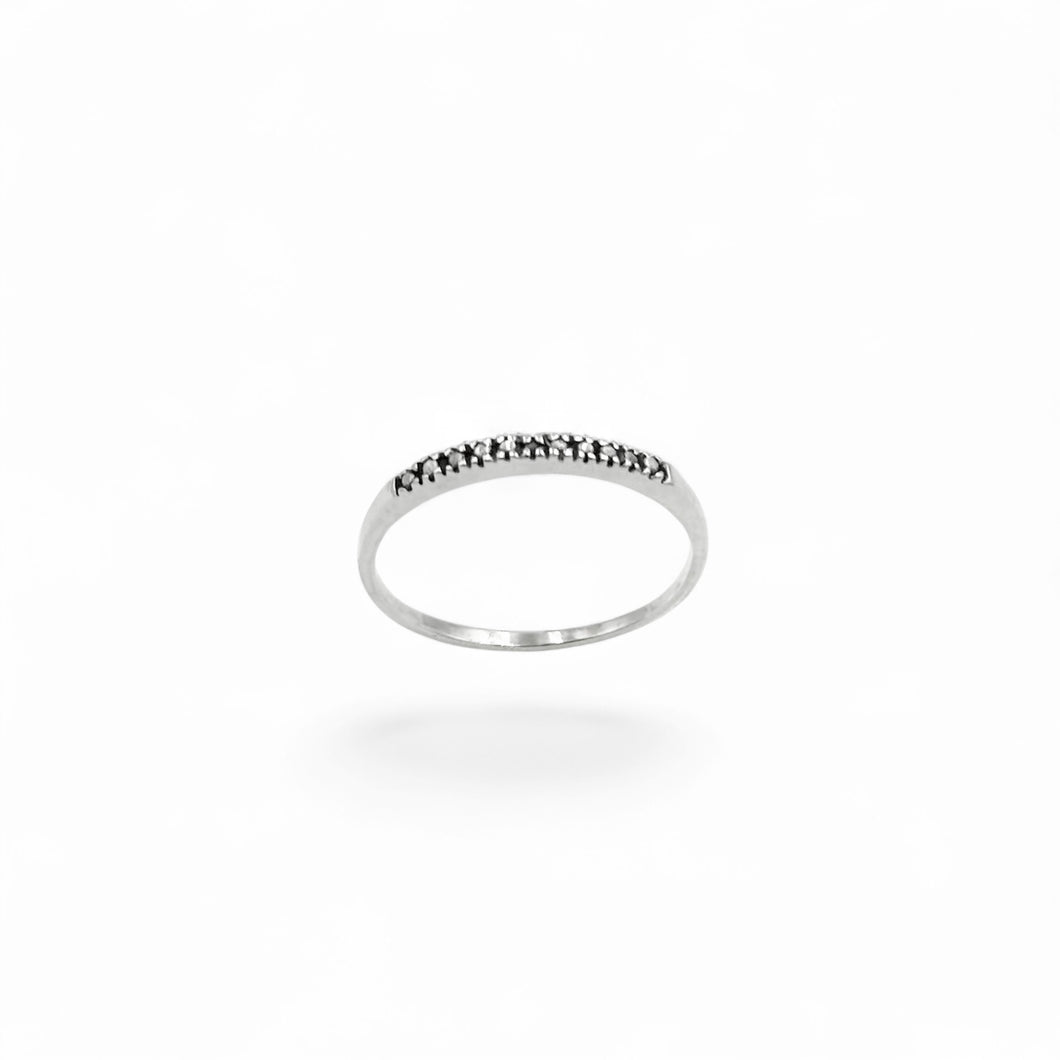 Studded Silver Ring | 925 Sterling Silver | Size 5-10