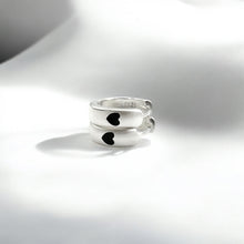 Load image into Gallery viewer, Heart Hoop Earrings | 925 Sterling Silver only
