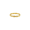 Scalloped Wave Stacker Ring | 18k Gold | Size 6, 7, 8