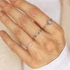 Dainty Delilah Ring | 925 Sterling Silver | Size 5-9