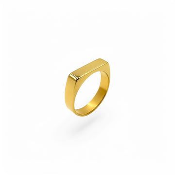 Rectangular Signet Ring | 18k Gold | Size 5-10