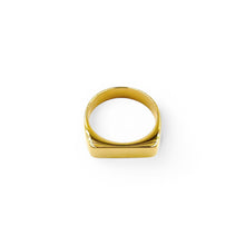 Load image into Gallery viewer, Rectangular Signet Ring | 18k Gold | Size 5-10
