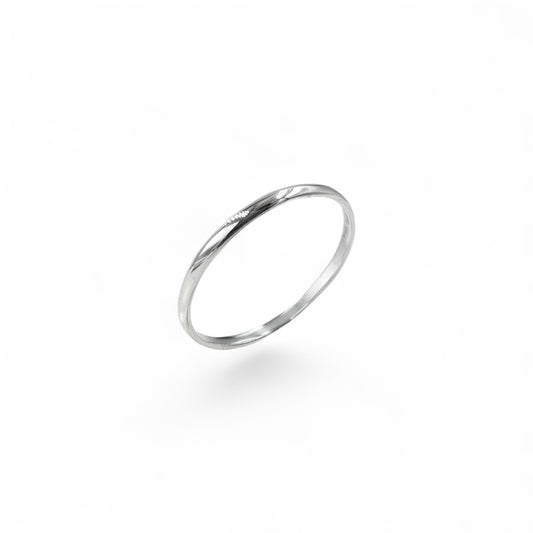 1.5 Rounded Ring Band | 925 Sterling Silver | Size 4-12