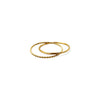 Dainty Duo Ring | 18k Gold | Size 6-9