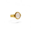 Oval Agate Ring | 18k Gold Fill | Size 5-10