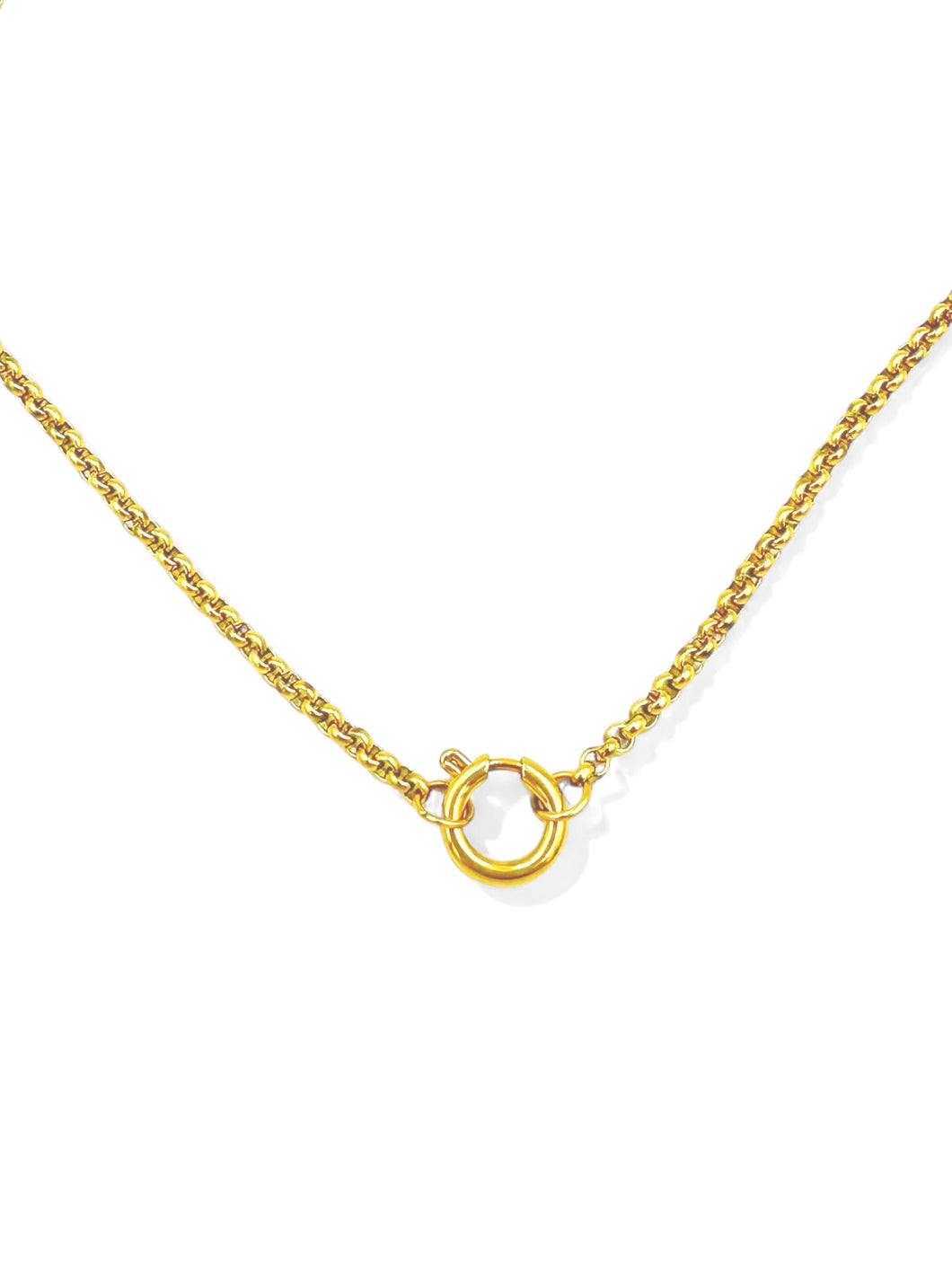 Belcher Charm Keeper Necklace | 18k Gold Filled