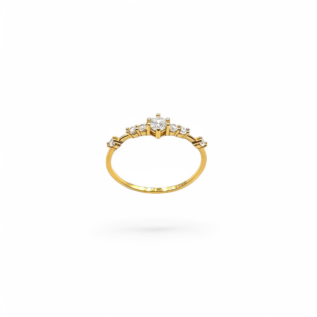 Dainty Delilah Ring | 14K Gold | Size 5-9