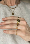 Dainty Duo Ring | 18k Gold | Size 6-9