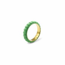 Load image into Gallery viewer, Colourful Brick Stacker Ring | 18k Gold | Available in 4 colours
