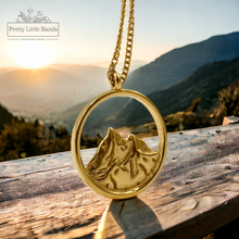 Load image into Gallery viewer, Mountain Pendant Necklace | 18k Gold Filled
