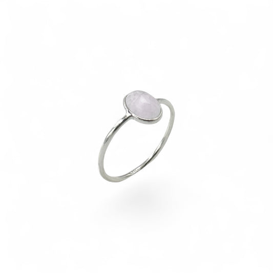 Oval Moonstone Ring | 925 Silver | size 5-10