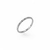 7 Stone Half-Eternity Ring Band, 1.5mm | Size 5-9