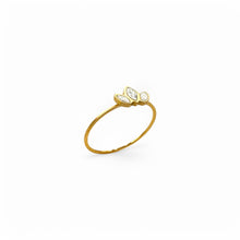 Load image into Gallery viewer, Crystal Crown Ring | 18k Gold | Size 5-9
