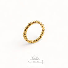 Load image into Gallery viewer, Twisted Gold Ring | 18k Gold Filled
