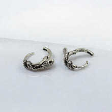 Load image into Gallery viewer, Twisted Snake Hoop Earrings | 925 Sterling Silver
