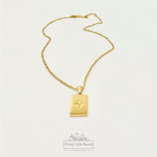 Load image into Gallery viewer, Rectangular Talisman Necklace | 18K Gold Filled
