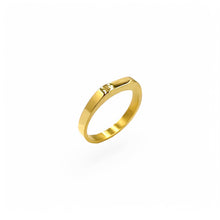 Load image into Gallery viewer, Rounded Rectangular Signet Ring | 18k Gold | Size 6, 7, 8, 9
