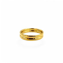 Load image into Gallery viewer, Simple Double Band | 18k Gold | Size 5-10
