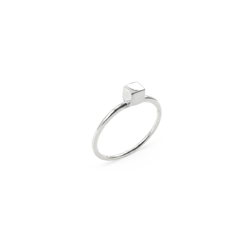 The Cute Cube Ring | 925 Sterling Silver | Size 5-9