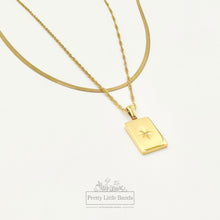 Load image into Gallery viewer, Rectangular Talisman Necklace | 18K Gold Filled
