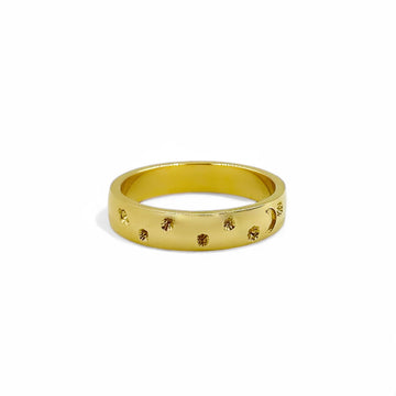 Golden Galaxy Ring | 18k Gold Filled