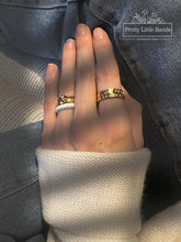 Load image into Gallery viewer, Colourful Brick Stacker Ring | 18k Gold | Available in 4 colours
