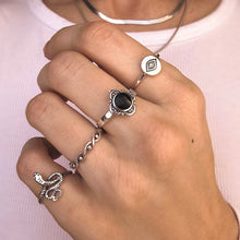 Load image into Gallery viewer, Evil Eye Wrap Ring | 925 Sterling Silver | Size 5-10
