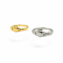 Load image into Gallery viewer, Claddagh Ring | Available in Silver &amp; Gold | Size 5-9
