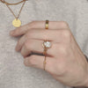 Half Moon Nesting Ring | 18k Gold | Size 6, 7, 8