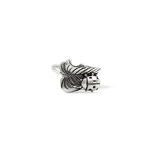 Load image into Gallery viewer, Leaf &amp; Lady Bug Ring | 925 Sterling Silver | Size 6-10
