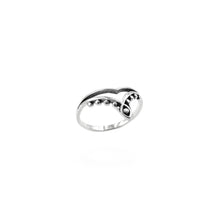 Load image into Gallery viewer, Beaded Chevron Ring | 925 Sterling Silver | Size 5-9
