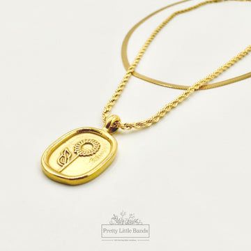 Daisy Statement Necklace | 18K Gold