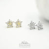 Crystal Snowflake Stud Earrings | 2 Colours