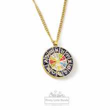 Load image into Gallery viewer, Zodiac Pendant Necklace, Reversible | 18k Gold Filled
