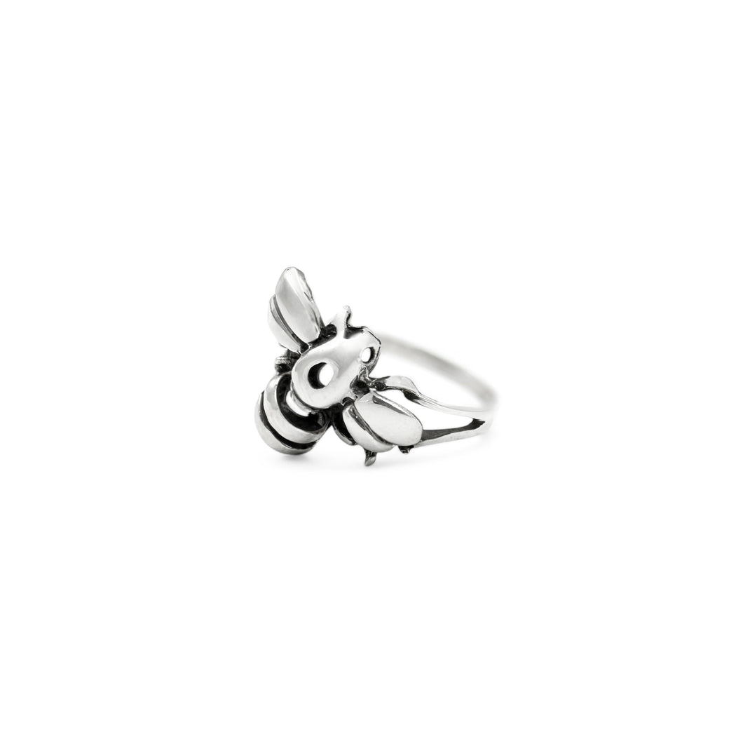 Honey Bee Ring | 925 Sterling Silver | Size 6-10