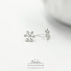 Snowflake Stud Earrings | 925 Sterling Silver