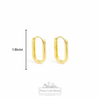 Link Hoop Earrings | Available in Silver & 18k Gold