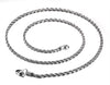 Cable Chain Necklace, 4mm  | 2 Sizes | 18k Gold & Silver