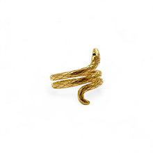 Load image into Gallery viewer, Large Snake Ring | 18k Gold Fill | Size 6-9
