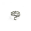 Large Snake Ring | Silver, Stainless Steel | Size 6-9