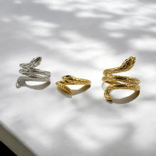 Load image into Gallery viewer, Simple Snake Ring | 18k Gold Fill | One Size/Adjustable
