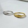 Little Sunny Signet Ring | Stainless Steel | Size 5-10