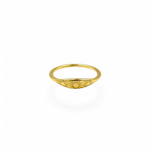 Load image into Gallery viewer, Little Sunny Signet Ring | 18k Gold Fill | Size 5-10
