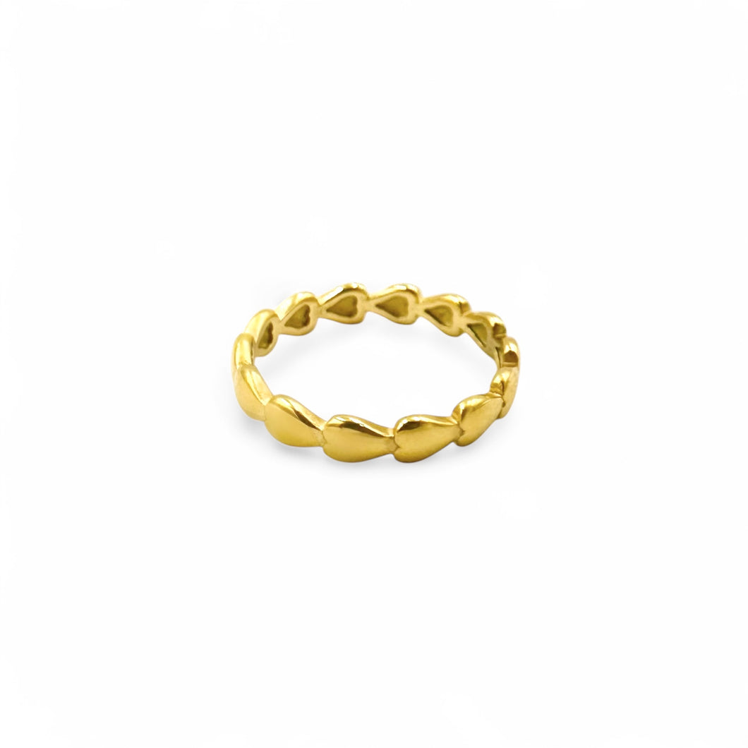 Ring of Hearts | 18k Gold Fill | Size 6-9