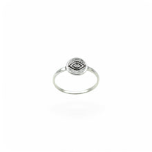 Load image into Gallery viewer, Evil Eye Signet Ring | 925 Sterling Silver | Size 5-10
