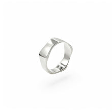 Load image into Gallery viewer, Bolt Ring Band | 925 Sterling Silver | Size 6-10
