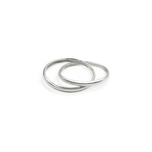 Load image into Gallery viewer, 2mm Duo Ring | 925 Sterling Silver | Size 6-10
