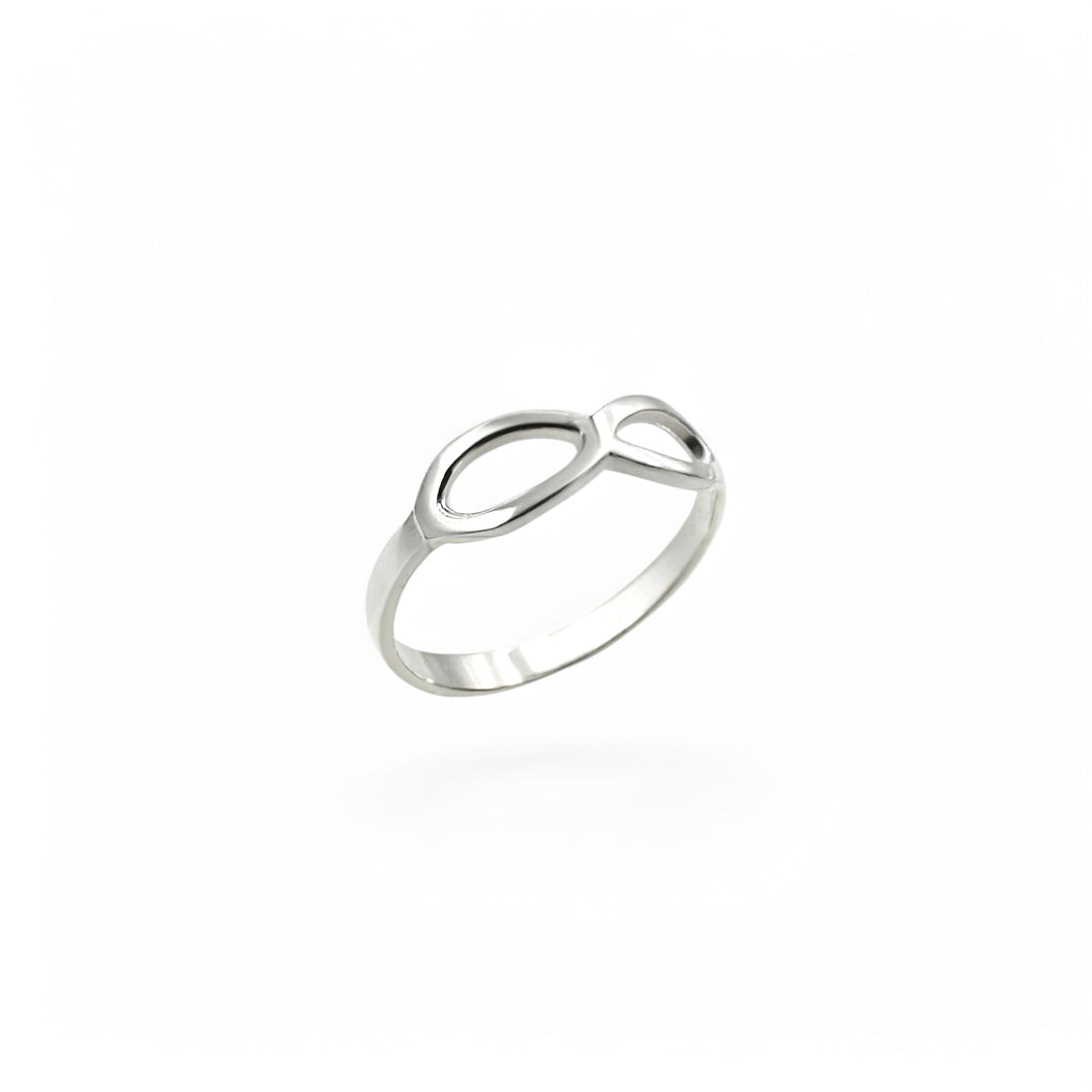 Infinity Knot Ring | 925 Sterling Silver | Size 6-10