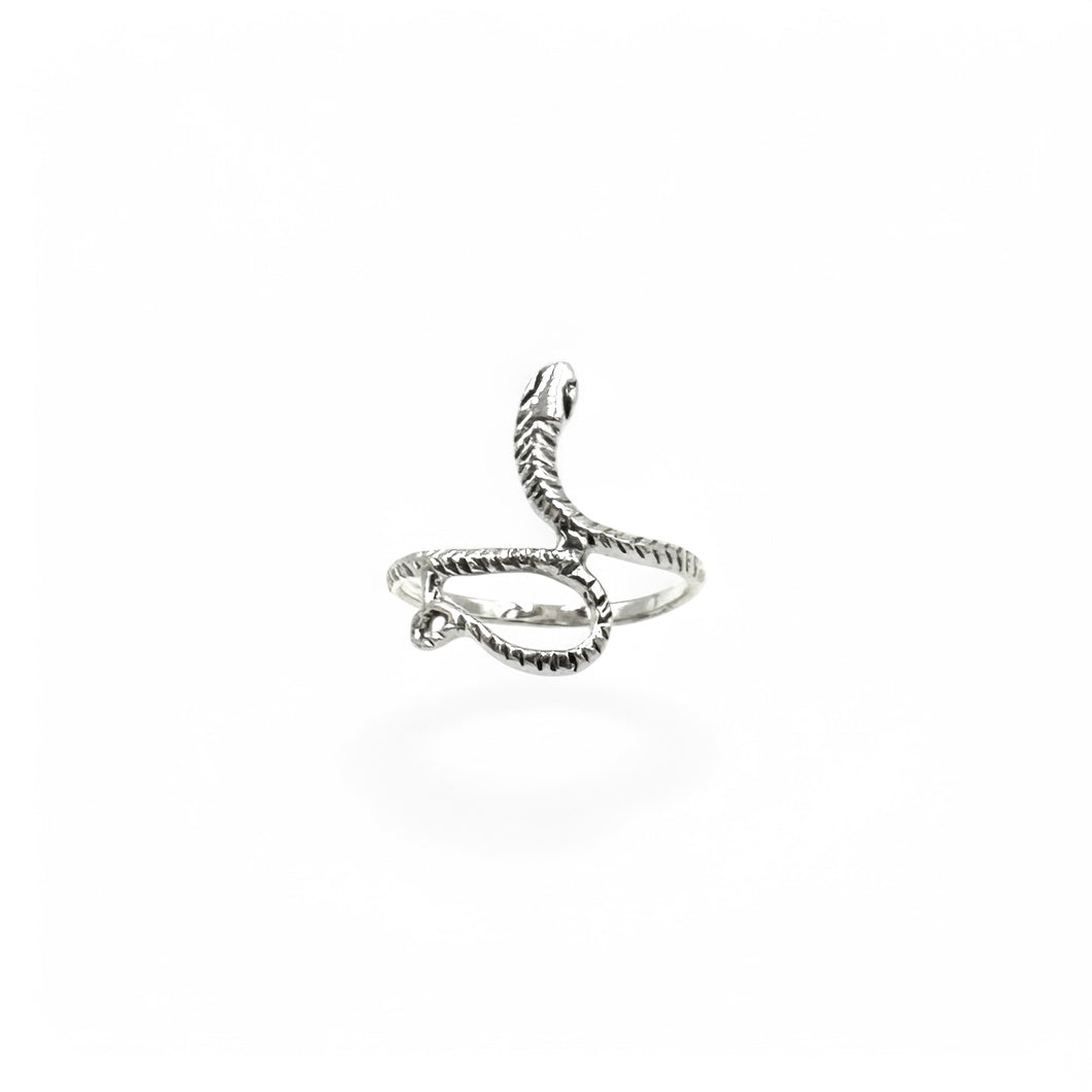 Dainty Snake Wrap Ring | 925 Sterling Silver | Size 6-10